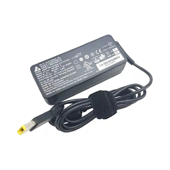 شاحن لينوفو 65W Slim Tip Rectangular PIN Laptop Adapter Charger