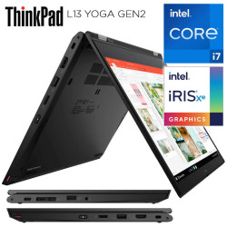 Lenovo ThinkPad L13 YOGA GEN 2 11Gen Intel Core i7 up to 4.7GHZ 4-Core 12MB Cashe , 16GB RAM DDR4 ,  512GB SSD M.2 2280 PCIe 3.0x4 NVMe Opal2 , 13.3" Full HD IPS Touch Screen 300nits AR (anti-reflection) Windows 11 Pro