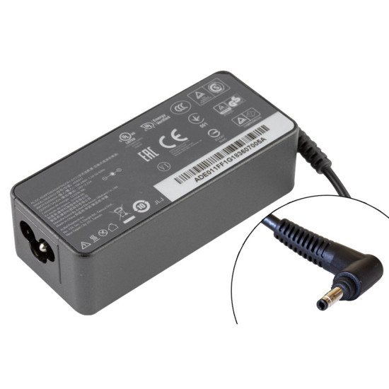 شاحن لينوفو Compatible Charger for lenovo Laptop – Output: 20V – 3.25A / 4.0mm *1.7mm pin size