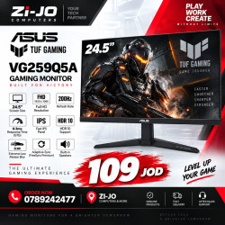 ASUS TUF VG259Q5A 25" Fast IPS Full HD 200Hz 0.3 ms HDR 10 Extreme Low Motion Blur DisplayWidget Center Adaptive-Sync w/ Speakers
