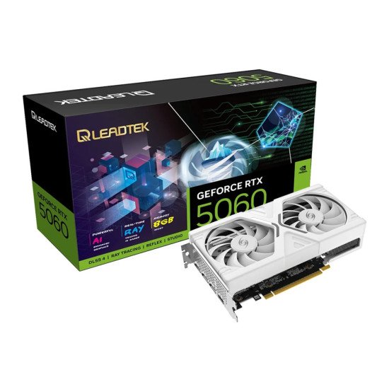 Leadtek WinFast RTX5060 HURRICANE White 8GB DDR-7 Graphics Card