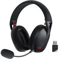 Redragon H848 BT Wireless Gaming Headset - Lightweight - 7.1 Surround Sound - 40MM Drivers - Detachable Microphone - Multi Platforms for PC, PS5/4/3, Switch, Mobile