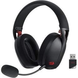 Redragon H848 BT Wireless Gaming Headset - Lightweight - 7.1 Surround Sound - 40MM Drivers - Detachable Microphone - Multi Platforms for PC, PS5/4/3, Switch, Mobile