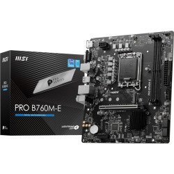 MSI PRO B760M-E, Intel 14th 13th 12th Series, LGA 1700/DDR5/PCIe 4.0/1xM.2 - mATX Gaming MotherBoard