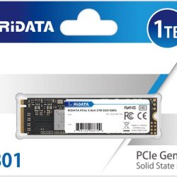 Ridata - 1TB NVMe M.2 PCIe Gen3x4 2280 SSD Internal Solid State Drive 3D NAND Read up to 2200MB/s Write up to 1800MB/s