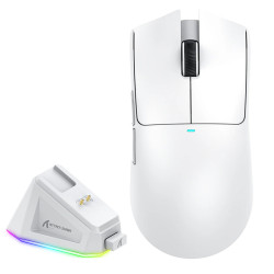 ATTACK SHARK X11 Lightweight Wireless Gaming Mouse with RGB Charging Dock, Tri-Mode- 2.4G/ USB- C Wired/ BT, Up to 22K, PAW3311 Optical Sensor, HUYU Switch, 5 programmable Buttons for PC/ Mac( Black)