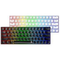 FANTECH ATOM63 MK859 WIRED RGB 60% Modular Mechanical Gaming Keyboard, Detachable Type-C