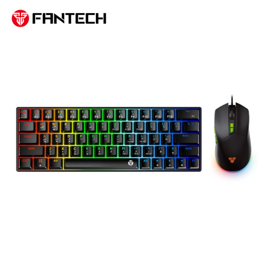 Fantech Atom63 Mk859c Mechanical Gaming Keyboard & Mouse Arabic/english