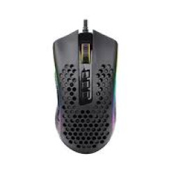 Redragon M808 Storm Lightweight RGB Gaming Mouse, 85g Ultralight Honeycomb Shell-Black