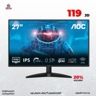 AOC 27 Gaming 27" Fast IPS Full HD 144Hz up to 0.5ms HDR10 sRGB 128% Adaptive-Sync w/ HDMI 2.0 & DisplayPort