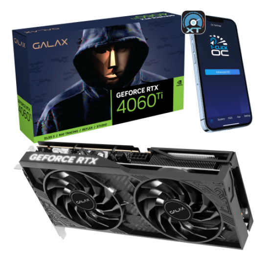GALAX GeForce RTX™ 4060 Ti 8GB 1-Click OC GALAX GeForce RTX™ 4060 Ti 8GB 1-Click OC