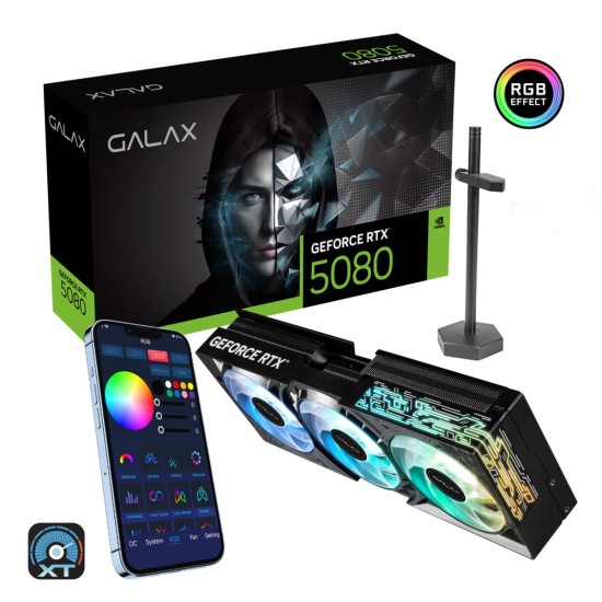 Galax RTX 5080 1-Click OC 16GB DDR-7 Graphics Card Galax RTX 5080 1-Click OC 16GB DDR-7 Graphics Card