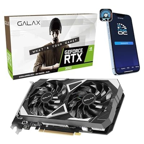 GALAX GeForce RTX™ 3050 6GB EX 6GB GDDR6 GALAX GeForce RTX™ 3050 6GB EX 6GB GDDR6