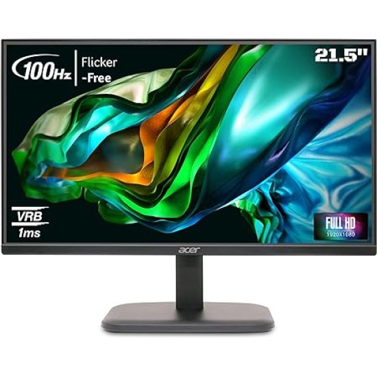 ACER EK220Q H3bi 21.5 inch 1ms 100hz Borderless Full HD Monitor