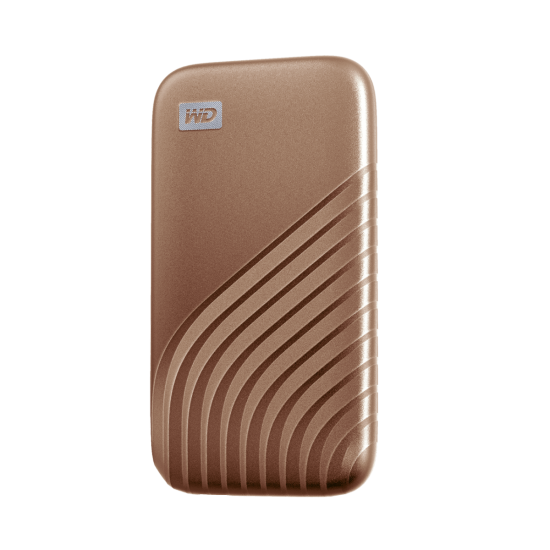 WD 500GB My Passport External SSD Gold