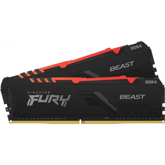 Kingston RAM FURY For Desktop Beast RGB 16GB 3200MHz