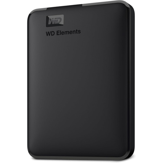 Western Digital WD 1TB Elements Portable External Hard Drive for Windows, USB 3.2 Gen 1/USB 3.0 for PC & Mac, Plug and Play Ready - WDBUZG0010BBK-WESN