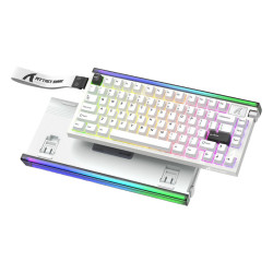 ATTACK SHARK R85 HE Wired 75% Hall Effect Rapid Trigger Mechanical RGB Gaming Keyboard with 8K Polling,0.05mm RT Accuracy,0.08MS Latency,Magnetic Switch,5 Layer Sound Damped,Driver for PC