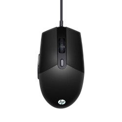 HP M260 RGB Backlighting USB Wired Gaming Mouse, Customizable 6400 DPI, Ergonomic Design, Non-Slip Roller, Lightweighted /3 Years Warranty (7ZZ81AA),Black
