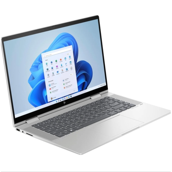 HP Envy 15-fe0053dx x360 Convertible, 15.6" FHD Touch, Intel Core i7-1355U, 16GB RAM 512GB SSD, Intel Iris Xe Graphics, Windows 11 Home. Natural Silver