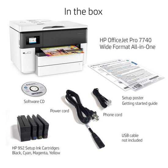 HP OfficeJet 7740 All-in-One Wide Format