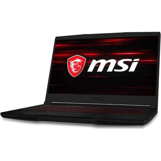 MSI Computer GF63, NVIDIA GeForce GTX 1650 Graphics, 15.6" 8GB 256GB Intel Core i5-10300H X4 2.5GHz Win10, Black