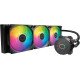 Cooler Master MasterLiquid 360L Core ARGB (White) CPU Liquid Cooler, New Gen S Dual Chamber Pump, 120mm ARGB Fans w/ CryoFuze Performance Thermal Paste