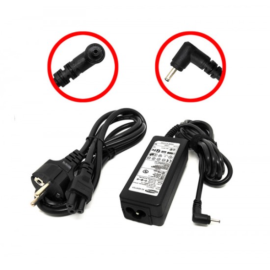 SAMSUNG Adapter Power Charger Laptop High Quality 12V 3.33A 40W – DC size 2.5*0.7 mm