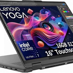 Lenovo Yoga 7i, 16" 2-in-1 Laptop, Intel Ultra 7 155U, 16GB DDR5, 512GB SSD