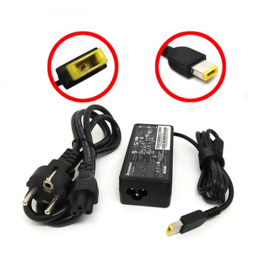 Lenovo Adapter Power Charger Laptop Orginal 20V 2.25A 45W – DC size USB