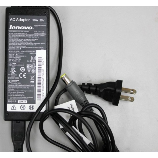 90W 20V 4.5A AC Adapter Charger for Lenovo Thinkpad T60 T61 T400 T410 T420 T430 T500 T510 T520 T530 X60 Z60 X200 X201 X220 X230 X61 L420 L430 Edge 14 15 E420 E430 E530 Power Supply