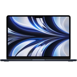 Apple MacBook Air 13-Inch (2022) – M2 Chip 8-Core CPU & 8-Core GPU – 256 GB SSD – 8 GB Ram – Liquid Retina LED Backlit Display – Midnight Apple MacBook Air 13-Inch (2022) – M2 Chip 8-Core CPU & 8-Core GPU – 256 GB SSD – 8 GB Ram – Liquid Retina LED Backlit Display – Midnight