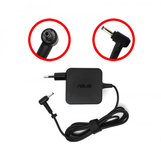 Asus Laptop Charger 45W 19V 2.37A (Model: ADP-45BW A) Socket Size 4.0*1.35 mm