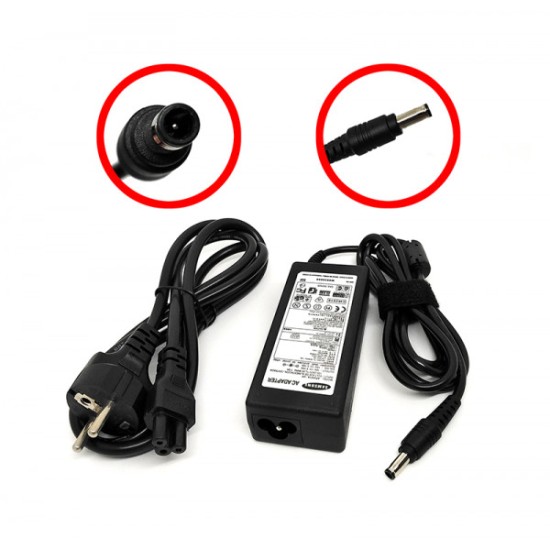 SAMSUNG Adapter Power Charger Laptop High Quality 19V 3.16A 60W – DC size 5.5*3.0 mm