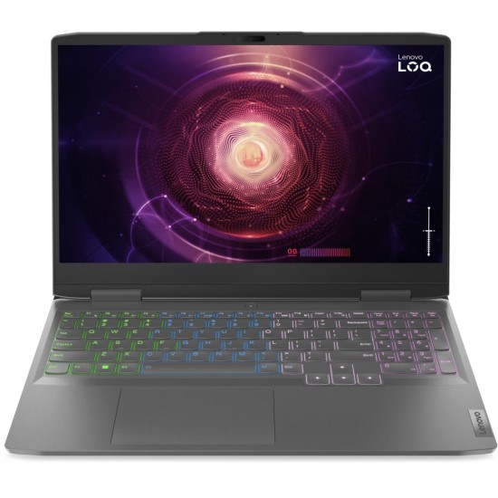 Lenovo NEW LOQ Gaming (2023) 12Gen i5-12450H , 8GB DDR5, 512GB SSD & RTX 2050 & 15.6" FHD IPS 144Hz Display With Original Mouse - Storm Grey