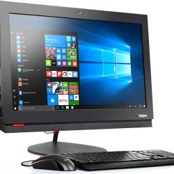 Lenovo ThinkCentre All In One PC, Intel Core i5-6th CPU, 8 GB RAM , 256 GB SSD, 21 Inch Display, Windows 10 Pro
