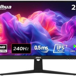 DAHUA LM27-E241B 27” IPS Full HD up to 240Hz 0.5 ms HDR 10 Ultra-Thin 99% sRGB 350nits Adaptive Sync w/ Display Port & HDMI Interface , Black