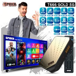 سبايدر T666 جولد 5G ريسيفر
