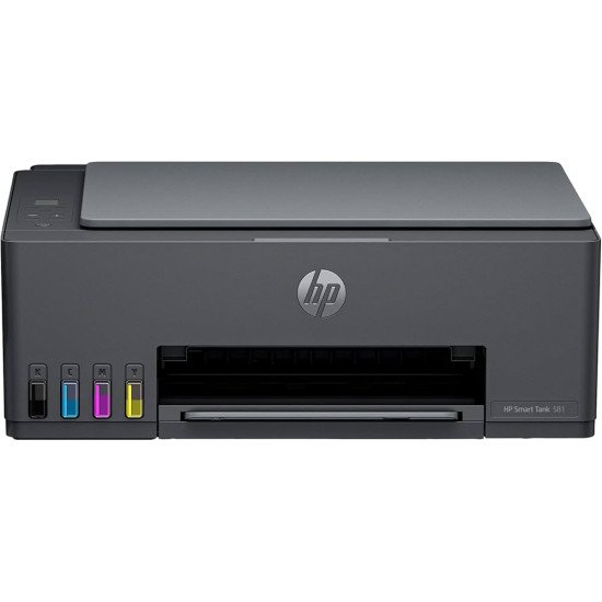 HP Smart Tank 581 All-in-One (Print, Scan, Copy ) Wireless Ink Tank Colour Printer High Capacity Tank ( up to 18000 Black and 8000 Colour)