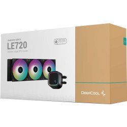 DeepCool LE720 Liquid Cooler 250W TDP AIO 360mm ARGB PWM Fan Copper Heatsink Aluminium Radiator Anti-Leak Tech CPU Water Cooler Intel & AMD