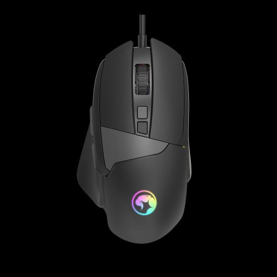 8 programmable buttons to gain a competitive edge RGB backlights to create gaming ambience 6 adjustable DPI levels to meet your needs Up to 1000Hz polling rate to ensure smooth and high-speed movement Ergonomic design for Long time use