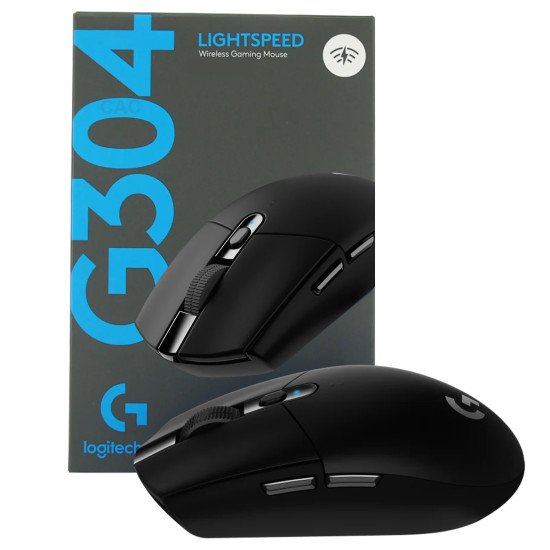 Logitech G304 Lightspeed Wireless Gaming Mouse, Hero Sensor, 12,000 Dpi