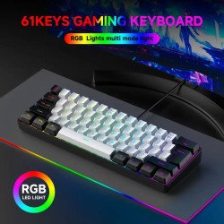 iMice GK-900 Mechanical [AR-EN] Keyboard (Black White)