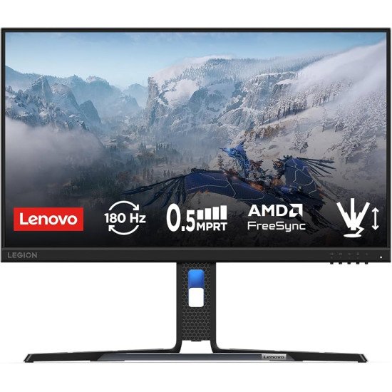 Lenovo Legion R24e 24" IPS Full HD 180Hz up to 0.5ms 99% sRGB 300 cd/m² Eye Comfort AMD FreeSync w/ HDMI 2.1 & Display Port & Full Adjustable Stand