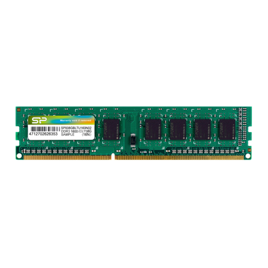 Silicon Power 8GB DDR3 UDIMM-1600 MHz For Desktop