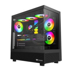 Case Thermaltake Steel Shadow Transparent S Black / E-ATX 