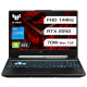 Laptop ASUS TUF Gaming F15 Core i5-11400H, (16 GB Upgraded) DDR4, 11th Generation RTX 2050 4GB DDR6 144Hz - 2023 (Customized)