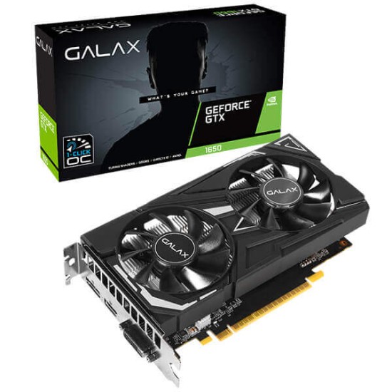 GALAX GeForce GTX 1650 4GB EX (1-Click OC) Graphic Card