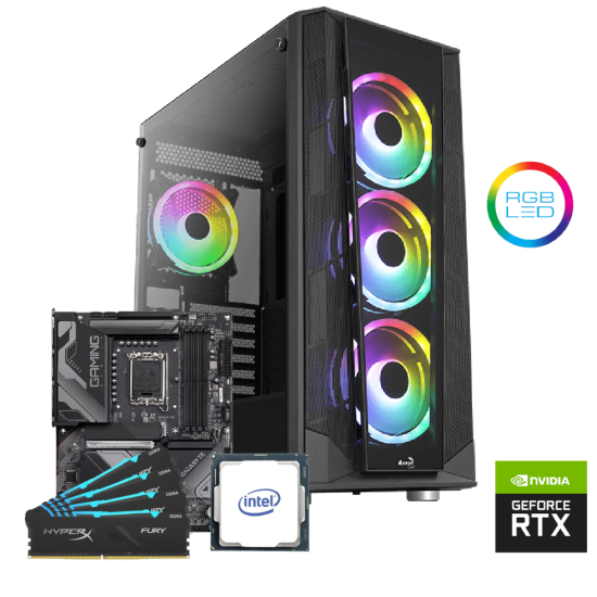 Gaming Desktop - i5 13400F - RTX 4060 8GB / 16 DDR4 / 1 TB SSD - 13th Generation