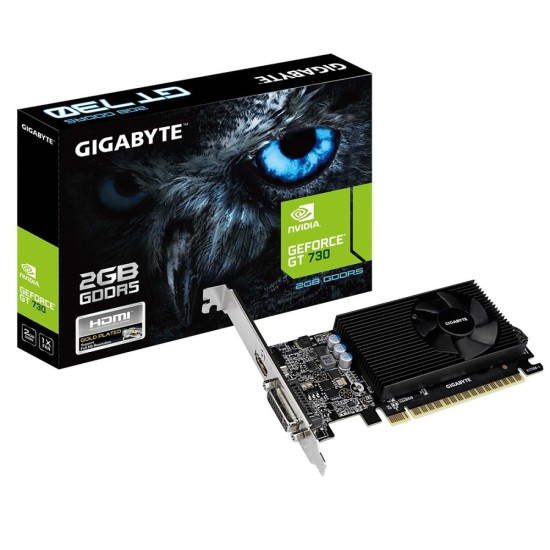 GIGABYTE Nvidia GeForce GT 730 2GB GDDR5 - Graphics Card